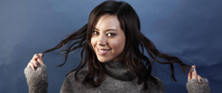 Woman sweater hand air hair - in the air free wallpaper