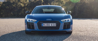 Blue car road trees bushes 3 - adam szentpétery free wallpaper