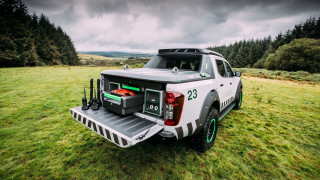 Truck toolbox field forest sky - the back of it free wallpaper for desktop