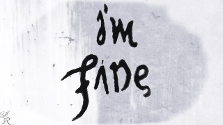 Black white photo wall words - im free wallpaper