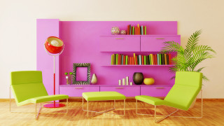 Living room pink wall green - a pink wall free wallpaper
