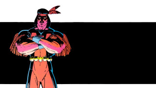 Native american man arms crossed - dave gibbons free wallpaper