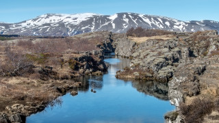 River rocky landscape mountain snowy - a rocky landscape free wallpaper