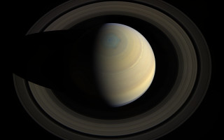 Saturn cassini moon rings darkspace - high saturation free wallpaper