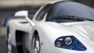 White blue sports car street - delaunay free wallpaper for desktop