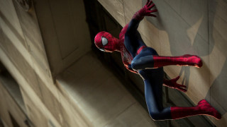 Spiderman upside down city shadow - upside free wallpaper