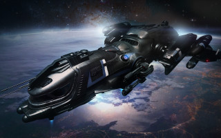 Futuristic space ship earth space - a futuristic space ship free wallpaper