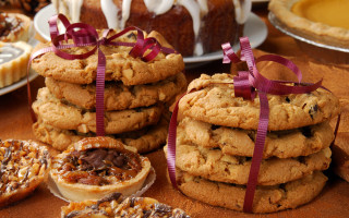 Cookies pastries cake pies food - plate free wallpaper