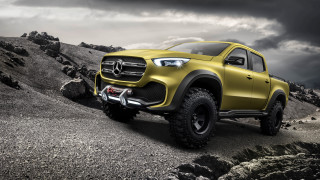 Yellow mercedes benz realistic maximalism - bernardo cavallino free wallpaper