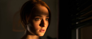 Woman blueeyes microwave portrait 3d - imax 70 mm footage free wallpaper for desktop