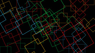 Black pattern generative triadic rubik - ernő rubik free wallpaper