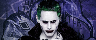 Green haired man tattooed jacket - his face and chest free wallpaper