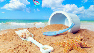 Starfish shovel beach kite sand - a starfish free wallpaper