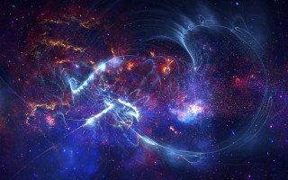 Colorful space stars dust blackhole - space free wallpaper for desktop