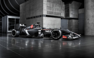 Black white racing car building - racing free wallpaper