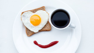 Heart egg toast coffee chili - egg free wallpaper