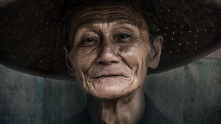 Old man astronaut hat starry - fang congyi free wallpaper