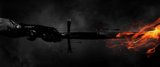 Fire dragon embers silhouette bloodborne - bloodborne free wallpaper