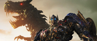 Robot giant metal face glowing - a huge head free wallpaper