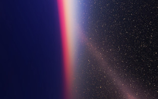 Red line sky stars america - beeple free wallpaper