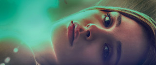 Eve rider green background portrait - figuration libre free wallpaper for desktop