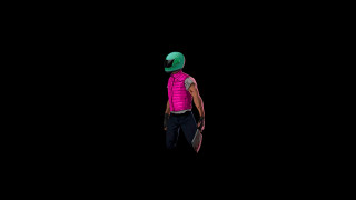 Skateboarder pinkvest greenhair helmet denim - profile picture free wallpaper