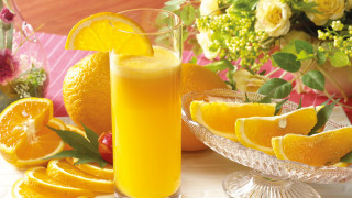 Orange juice bowl flowers vase - orange juice next free wallpaper