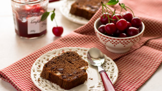 Cake cherry berries food photography - a piece of cake free wallpaper for desktop