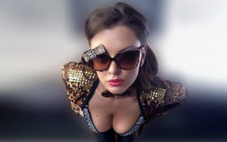 Leopard print fashion sunglasses anna - shirt free wallpaper for desktop