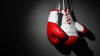 Boxing gloves hanging wall 3d 2 - charles martin free wallpaper