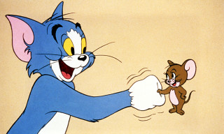 Cartoon character holding mouse cat - andries both free wallpaper