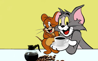 Cat mouse coffee kettle cup - art spiegelman free wallpaper