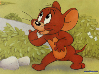 Cartoon character running grass mouse - frances jetter free wallpaper