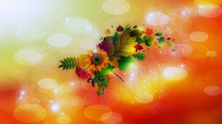 Bouquet bubbles colorful background abstract - surreal design free wallpaper for desktop