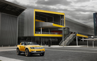 Yellow truck building stairs 3d - a yellow truck free wallpaper