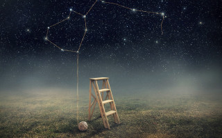 Ladder tied grass stars ball - a ladder free wallpaper for desktop