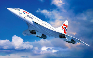 Large jetliner cloudy sky british - a cloudy blue sky free wallpaper