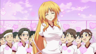 Young women fence hearts group - young woman free wallpaper