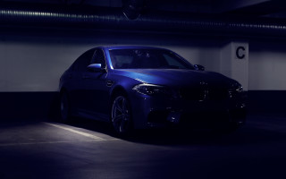 Car parked night garage person - a parking garage free wallpaper