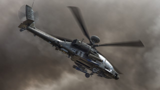 Helicopter cloudy sky pilot military - a propeller free wallpaper