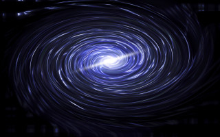 Spiral light dark black white - galaxy free wallpaper for desktop