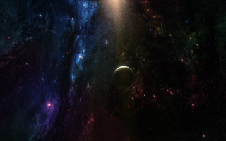 Space scene bright light distant - a space scene free wallpaper