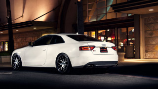 White car night building rim - a.d.m. cooper free wallpaper for desktop