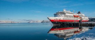 Large boat mountain water sky - evaline ness free wallpaper