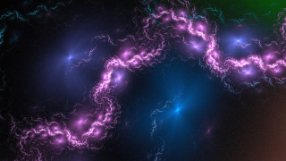 Purple blue lightning aurora energy - volumetric lightning free wallpaper