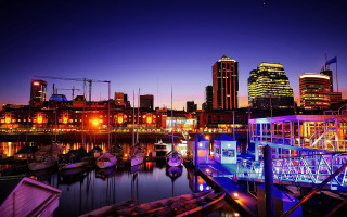 Harbor night cityscape bridge tokyo - eduardo lefebvre scovell free wallpaper for desktop