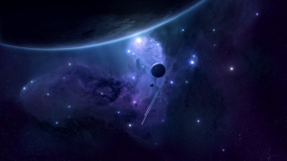 Space distant objects stars aurora 2 - david free wallpaper for desktop