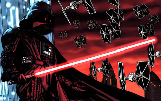 Darth vader star wars red - scene free wallpaper for desktop