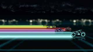 Motorcycle neon light dark background - christopher moeller free wallpaper