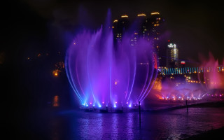 Cherryl fountain city night lights - cherryl fountain free wallpaper for desktop